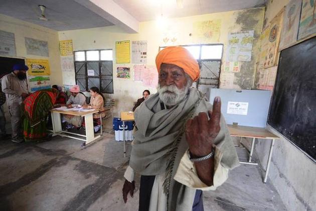 Polling in Punjab 