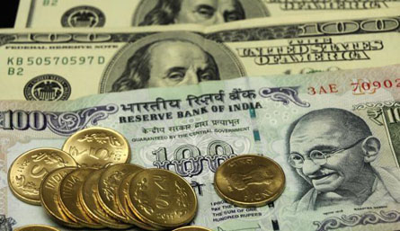 Rupee came down by 8 paise against US Dollar 