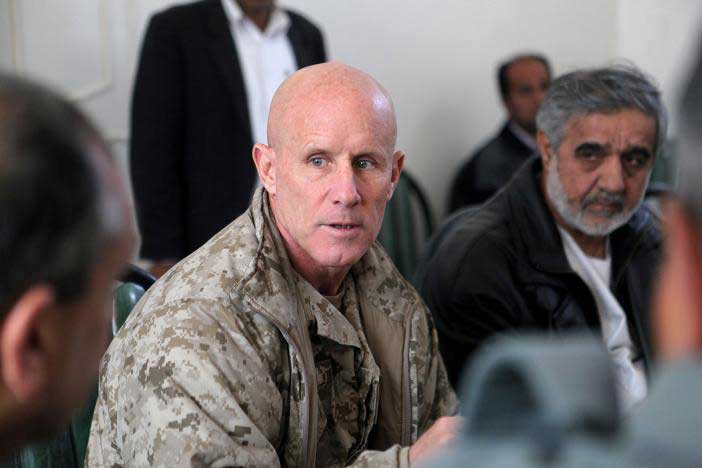 Vice Adm. Robert S. Harward, commanding officer of Combined Joint Interagency Task Force 435, Afghanistan