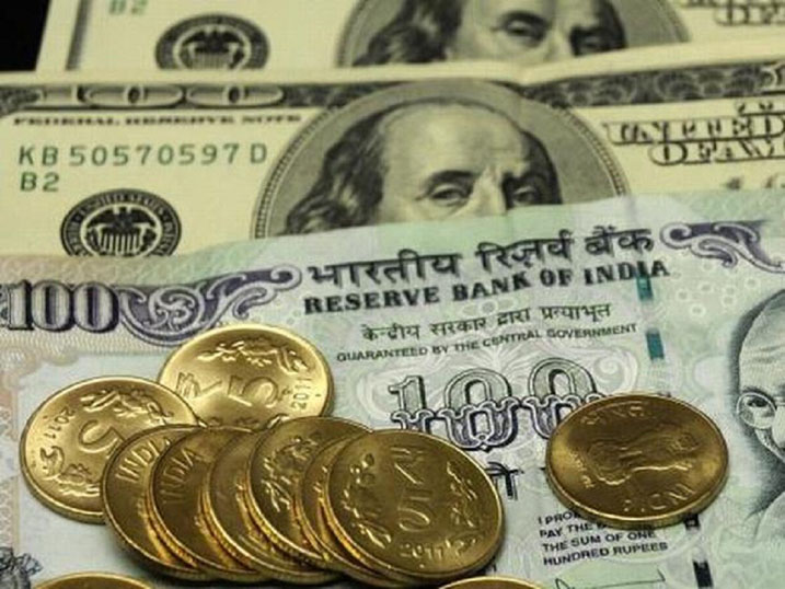 Rupee was trading lower by 4 paise at 66.96 against the dollar