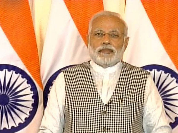 PM Modi addressing the International Yoga festival through video conferencing