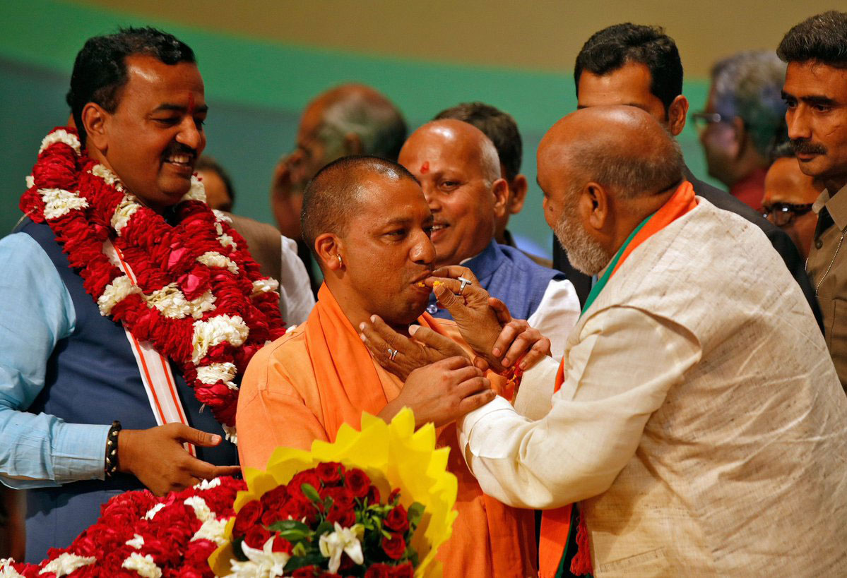 UP CM designate Yogi Adityanath