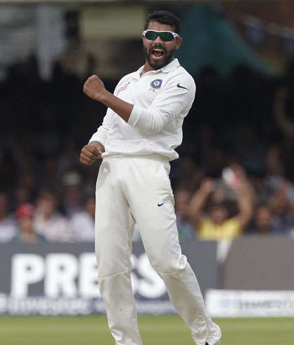 Indian cricketer Ravindra Jadeja