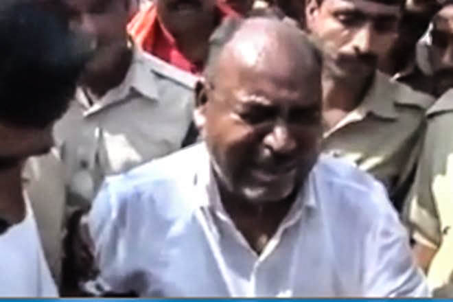 Rajkumar Bharti tried to take his life by immolating himself outside Gorakhnath Temple 