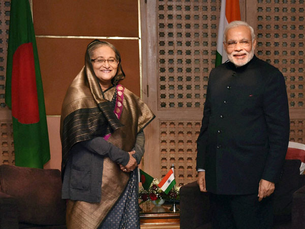 A file photo of Sheikh Hasina & Narendra Modi