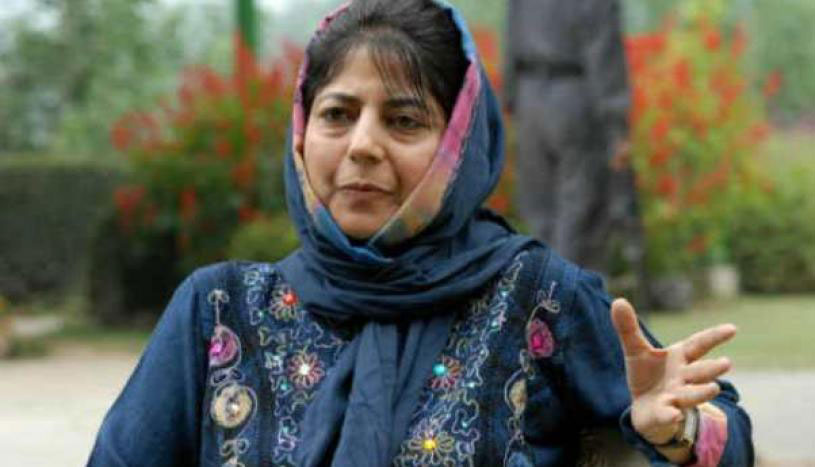 A file photo of Jammu and Kashmir Chief Minister Mehbooba Mufti 