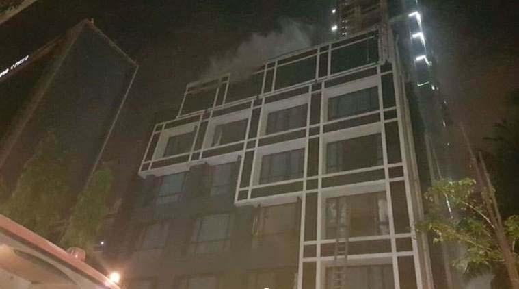 A fire that broke out at a hotel in Kolkata's Ho Chi Minh Sarani