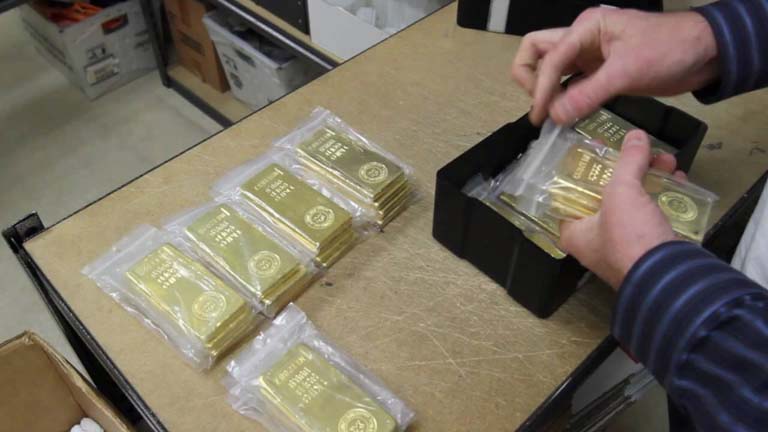 26 gold biscuits valued at over Rs two crore were seized by Government Railway Police from person inside a train in Guwahati station. (File Photo)