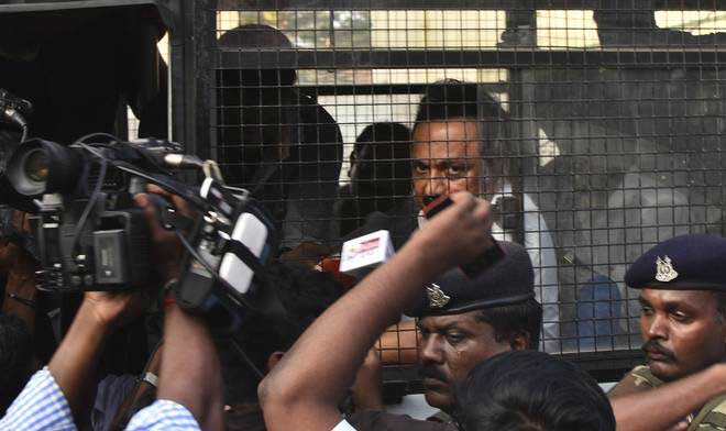 Stalin and other DMK cadres are detained on Tuesday
