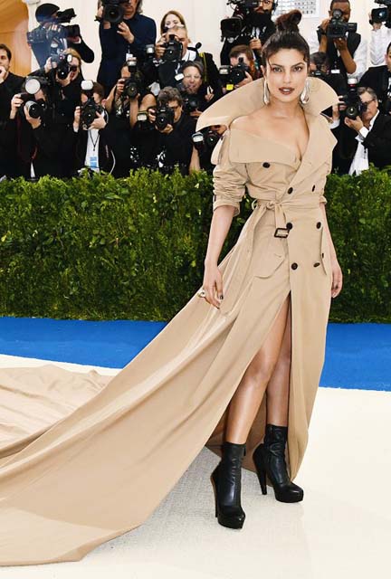 From Longest Trench Coat To GraySilver Dior Gown A Look At Priyanka  Chopras Iconic Looks At Met Gala Over The Years