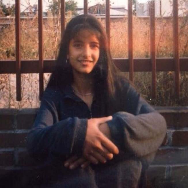Childhood picture of Katrina Kaif 
