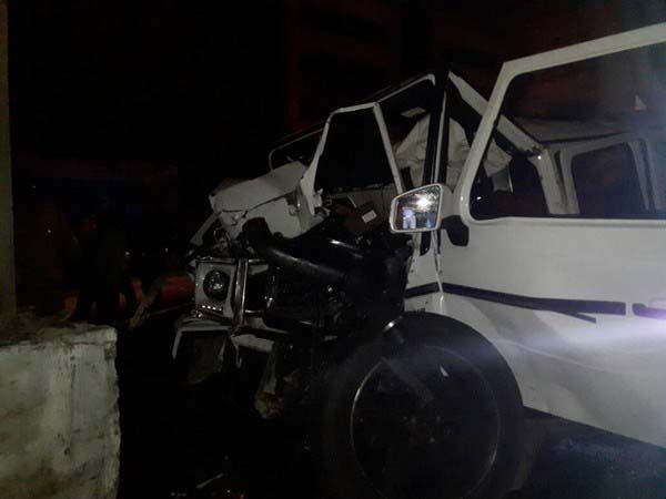 Car crash near Rampur