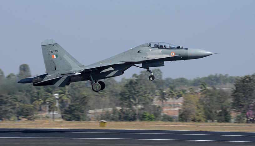 Sukhoi-30 fighter jet of the Indian Air Force 