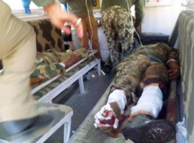 Six BSF injured in mortar blast
