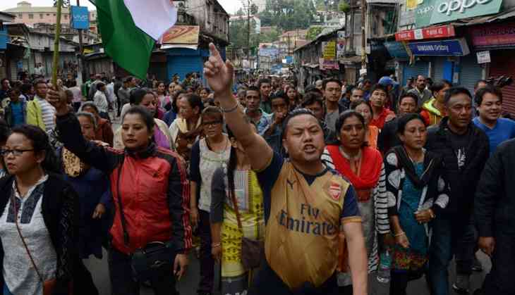 People protesting in Darjeeling (File Photo)