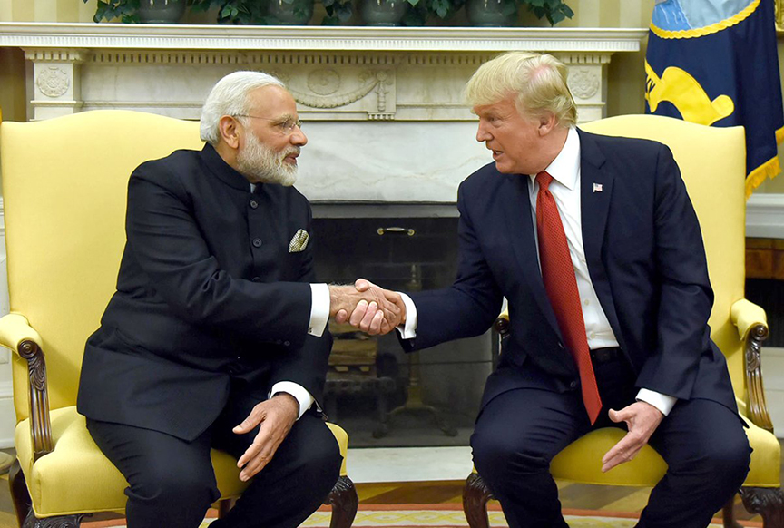 PM Modi meets US President Donald Trump