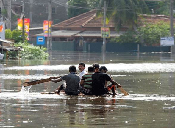 People effected by floods in Assam