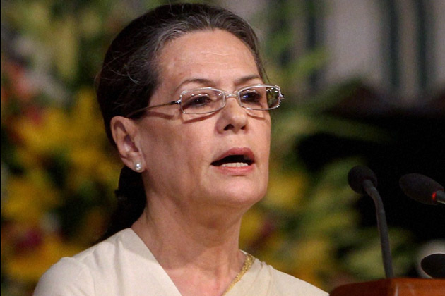  Congress president Sonia Gandhi 