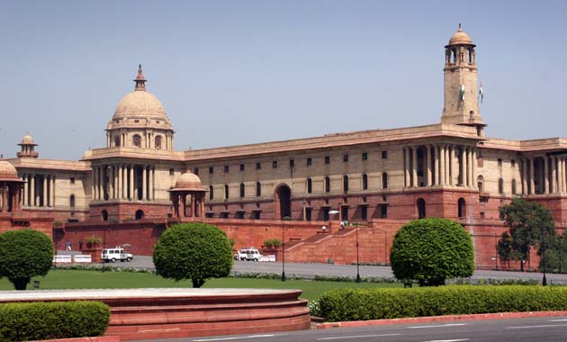 A view of North Block 