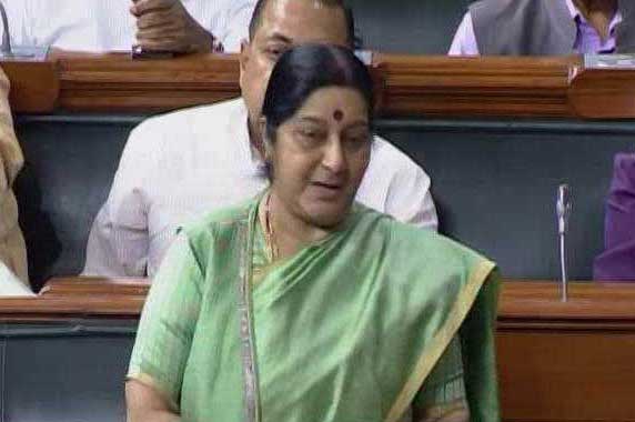 Minister of External Affairs Sushma Swaraj 