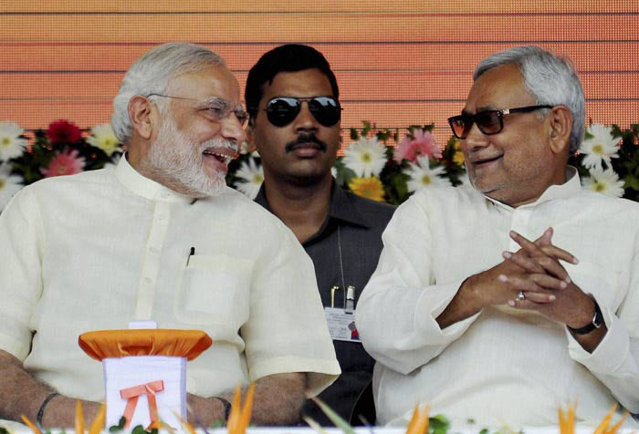 PM Modi with Bihar CM Nitish Kumar (File Photo)