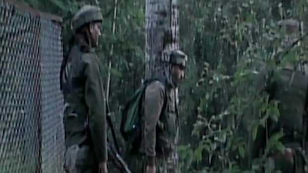 A site of encounter between security forces & terrorists in  Shopian