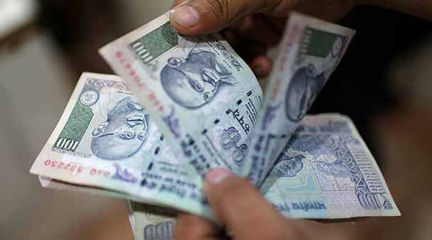 Rupee falls by 19 paise 
