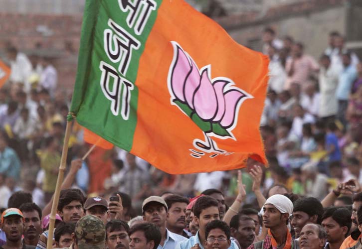 A view of BJP flag (File Photo)