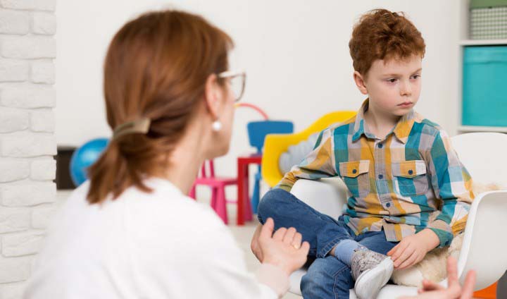 Children pay close attention to potentially threatening information and avoid eye contact when anxious (File Photo)