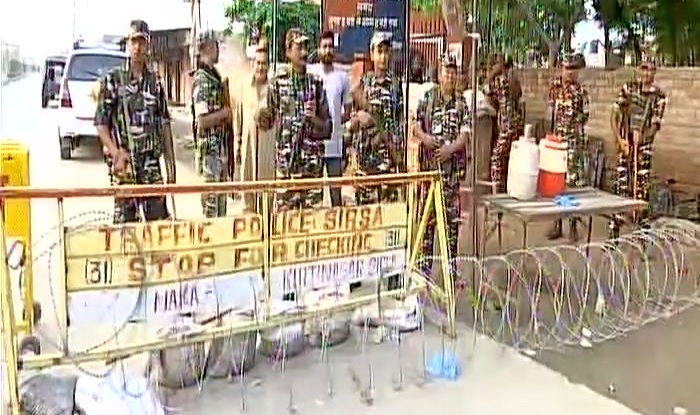 Heavy security deployed at Dera headquarters
