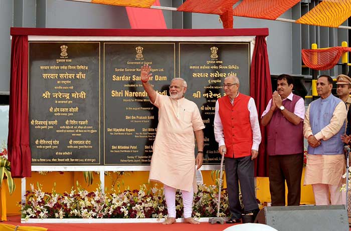 PM Modi inaugurated Sardar Sarovar Dam 