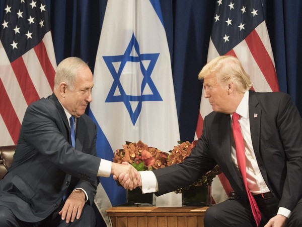 US President Donald Trump meets Israeli Prime Minister Benjamin Netanyahu