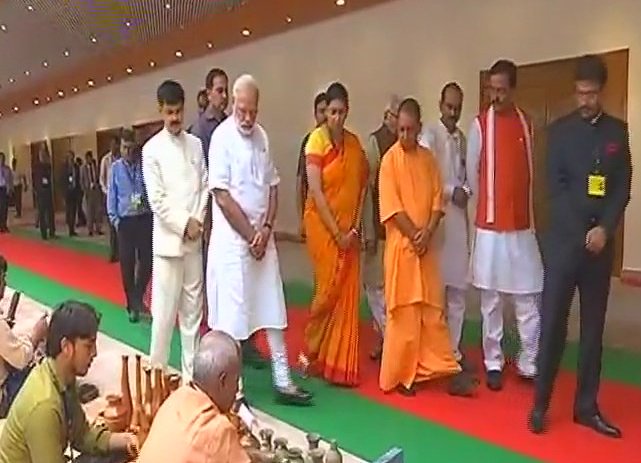 Prime Minister Narendra Modi inaugurates Deendayal Hastkala Sankul