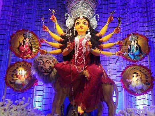Durga idol in Bengol