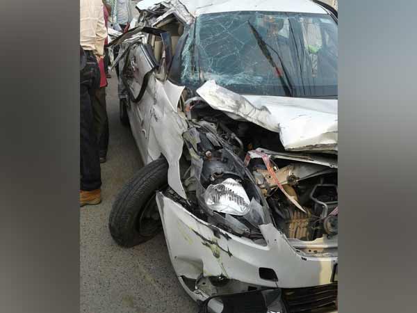 Car Accident in Aliganj area of Lucknow