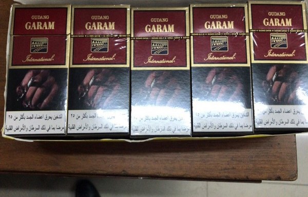  Seized Indonesian cigarettes