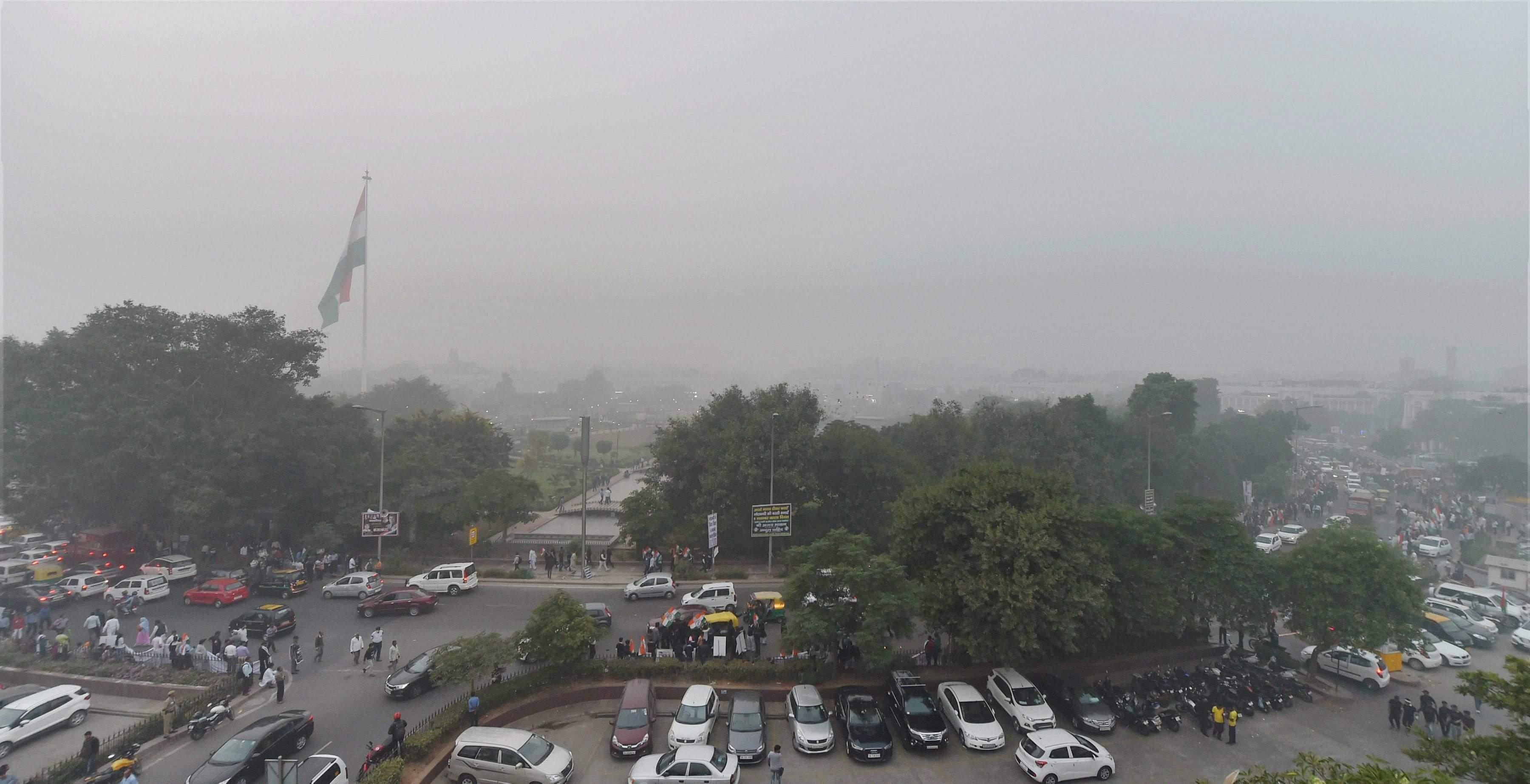 Delhi covered in smog 