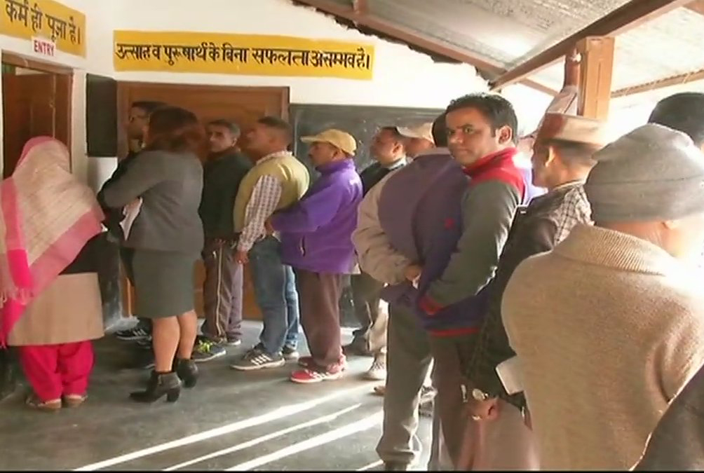 Polling pics from Himachal Pradesh 