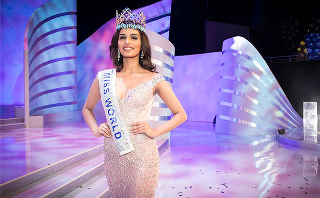 Manushi Chillar Miss World crown