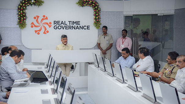 Chandrababu Naidu inaugurated of real time governance centre 