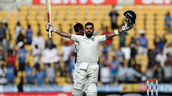 Virat Kohli scored 19th Test century