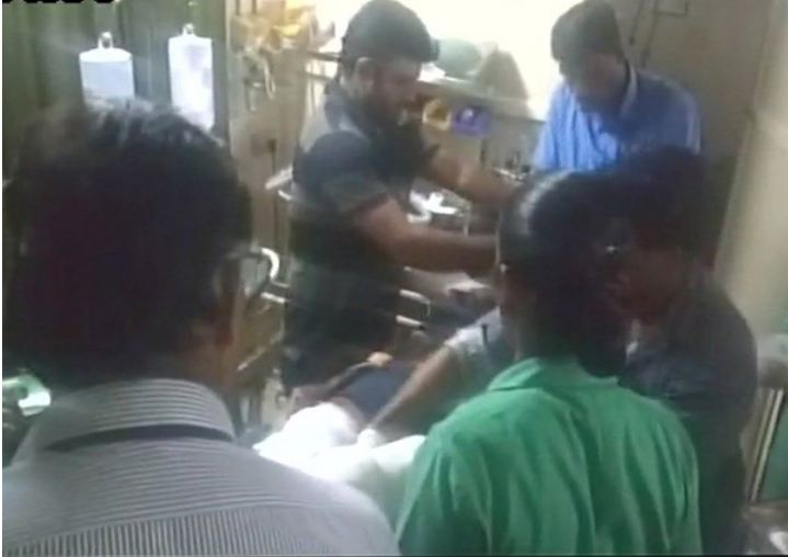 RSS worker, who was admitted to the hospital 