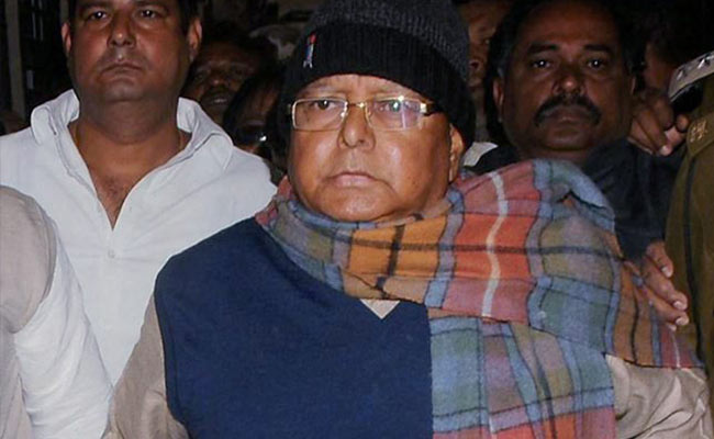 Rashtriya Janata Dal (RJD) chief Lalu Prasad 