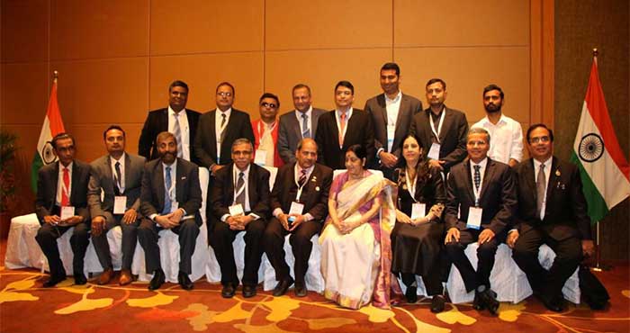 EAM Sushma Swaraj interacts with delegations of ASEAN countries 