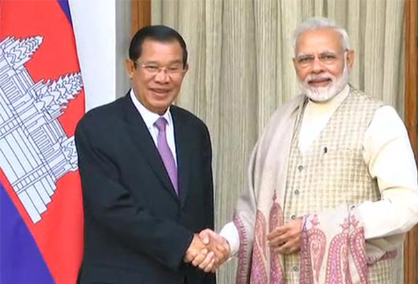  Samdech Hun Sen & Narendra Modi 