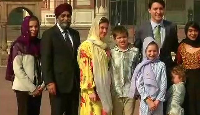  Canadian PM  Justin Trudeau  at Jama Masjid