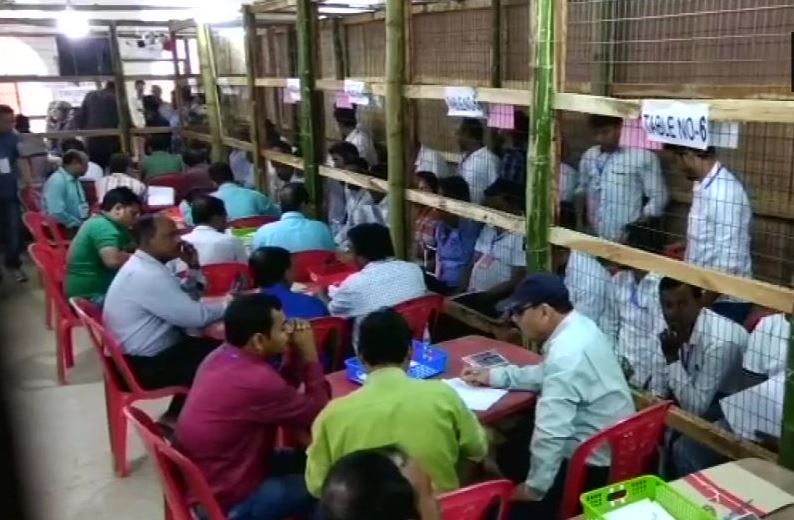 Counting of votes for  North-Eastern states 