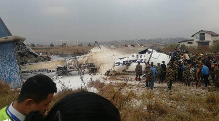 Airline crash at Kathmandu