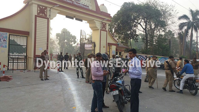 Tight security deployed Gorakhpur  counting center 
