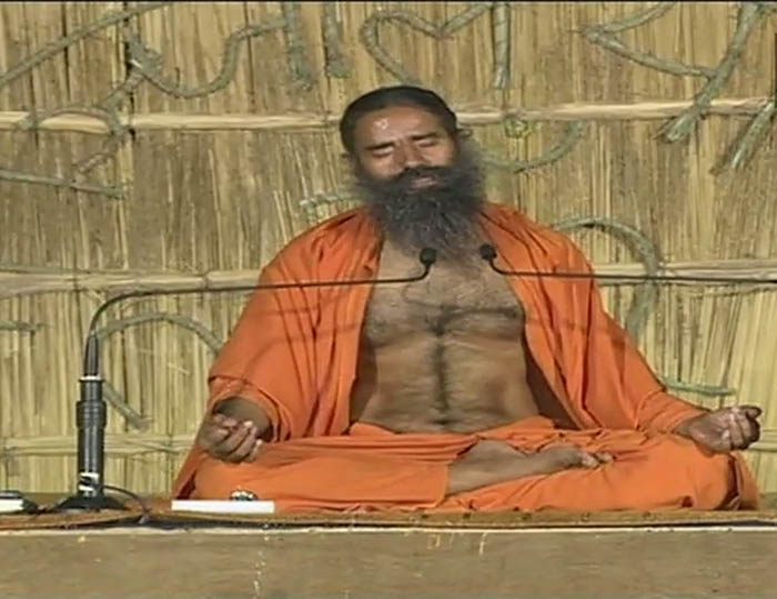 Yoga guru Baba Ramdev in Uttarakhand